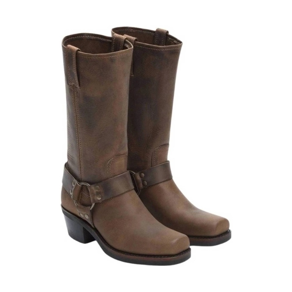 NEW Frye Women's Designer Harness 12R Boots Size 9.5 - Picture 3 of 9
